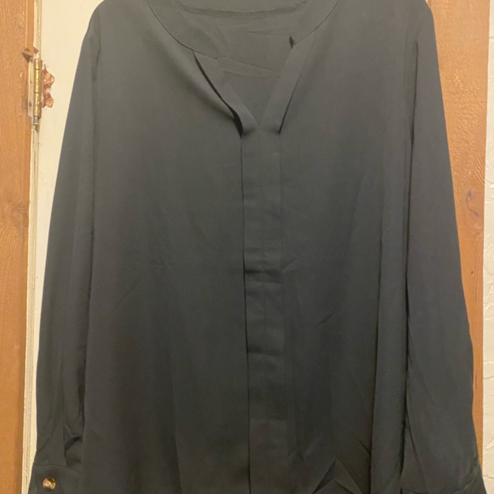 SHEIN Black Blouse. Size Large